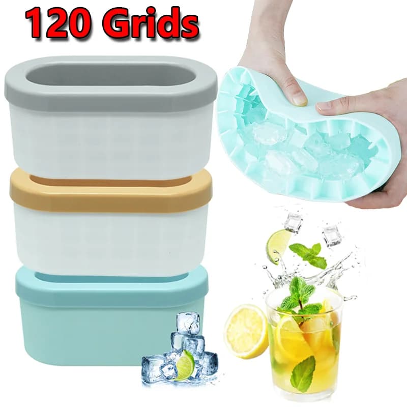 Okrúhle silikónové vedro na ľad
