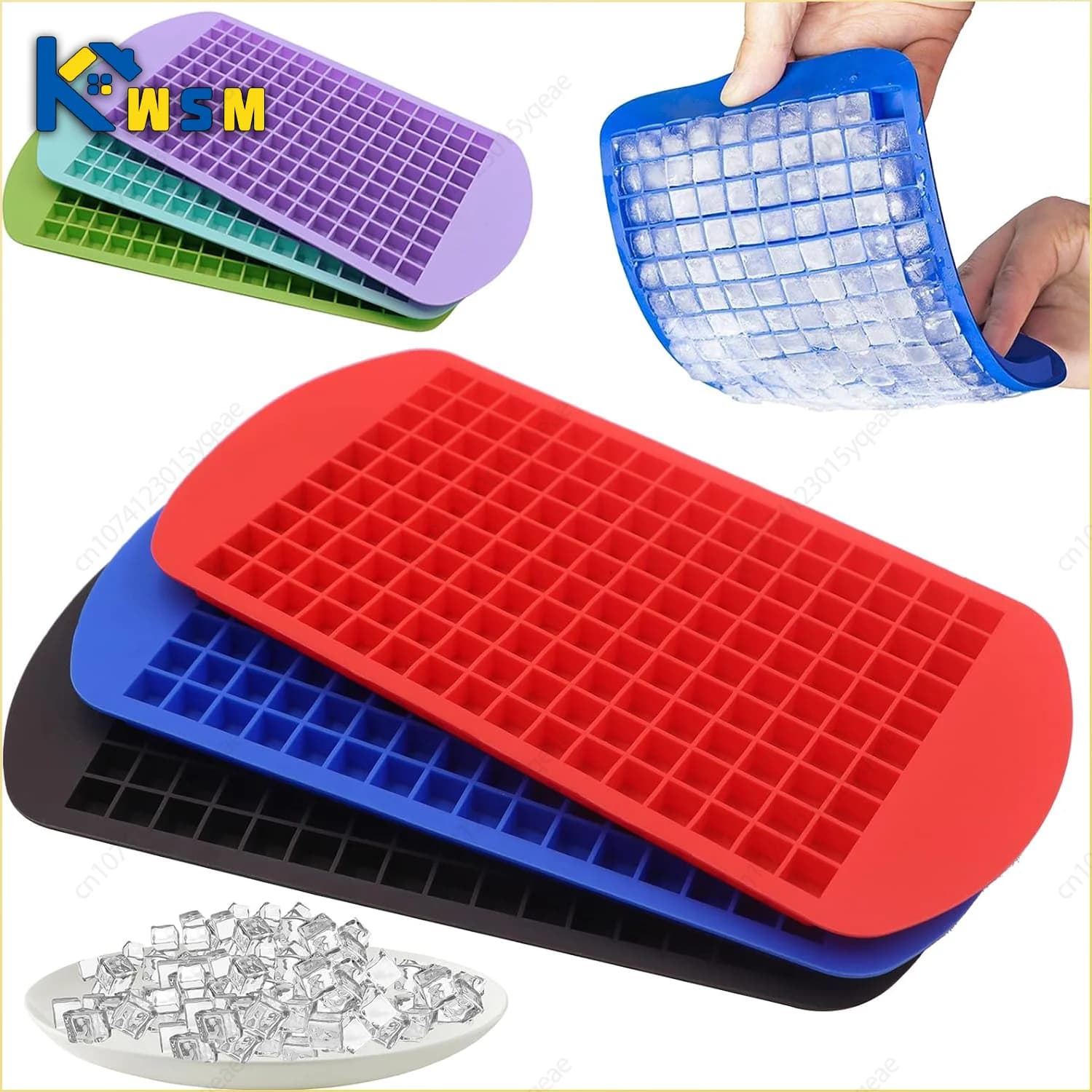 Formička na mini kocky ľadu 160 priehradiek
