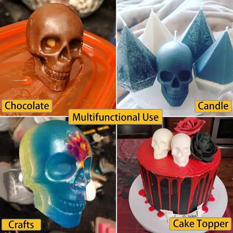 Forma na ľad 3D lebka